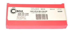 Insertos de carburo CIRCLE: - CMFLR2-5183-CN5-SP ~ EDP#157322 - 5 cada uno ~ nuevo en caja - Imagen 1 de 3