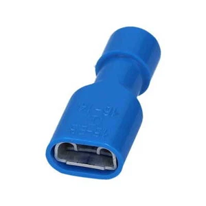 Kabelhülse Buchse 6,3x0,8 isoliert cembre blau - Bild 1 von 1