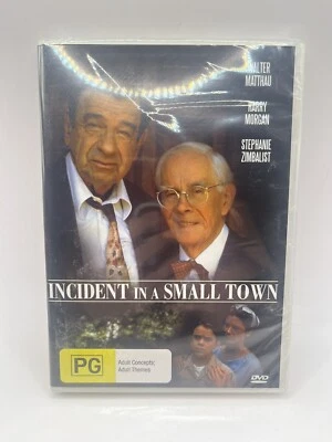Incident in a Small Town DVD 1994 Walter Matthau Harry Morgan - PAL REGIONS - Image 1 of 2