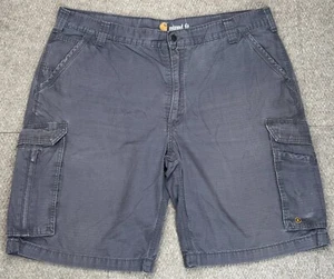 Carhartt Relaxed Fit Men's Gray Cargo Short Size 40 (Actual 39x10) - Picture 1 of 9