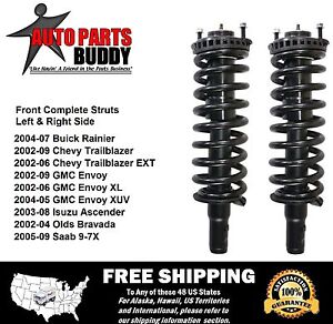 2 GM SUV Front Complete Struts w/Mount & Spring Lifetime Warranty Free Shipping