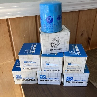 OEM Factory Subaru Engine Oil Filter 15208AA000 Genuine 8 PACK - Image 1 of 4