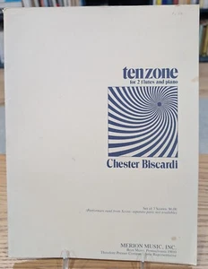 Tenzone for 2 Flutes and Piano by Chester Biscardi - Picture 1 of 4