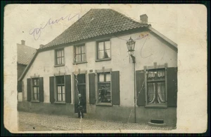 Foto AK - bei Münster Westfalen - Geschäft ländliche Umgebung - 1912 gelaufen - Bild 1 von 2