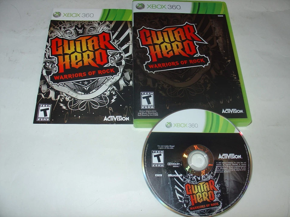 Guitar Hero: Warriors of Rock (Microsoft Xbox 360, 2010) Completo En Caja Como Nuevo Foto 1 de 1