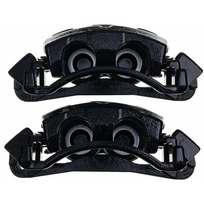 Conjunto de pinças de freio dianteiras S4790BLK Powerstop 2 rodas para caminhão F250 F350 Ford - Imagem 1 de 4