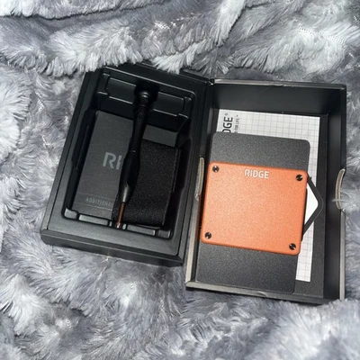 Ridge | RFID Blocking Wallet ~ Basecamp Orange  - Image 1 of 3