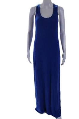 Vestido informal azul con cremallera frontal cuello en V sin mangas Susana Monaco para mujer talla S Foto 1 de 4