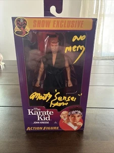 NECA The Karate Kid John Kreese 8" Figure Signed By Martin Kove SDCC Exclusive - Picture 1 of 3