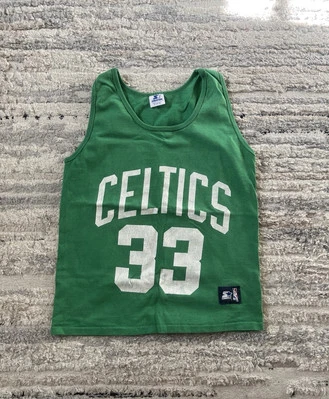 Camiseta sin mangas de entrenamiento de iniciación vintage de los Celtics Larry Bird #33 para hombre talla M Foto 1 de 4