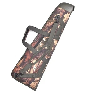 Canvas Leder Flintenkoffer Jagd Gewehr Schlupftasche gepolsterte Tragetasche für Outdoor - Bild 1 von 5