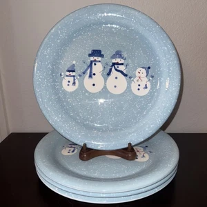 INICIO Target Invierno Escarcha Muñeco de Nieve Familia Navidad/Vacaciones Platos de Cena - Imagen 1 de 5