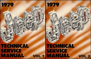 1979 Jeep Repair Shop Manual CJ5 CJ7 Wagoneer Cherokee Truck Renegade Honcho - Picture 1 of 2