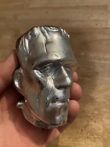 Frankenstein Gear Shifter Knob 1/4” Thread Solid Metal Patina Halloween GIFT - Picture 1 of 16