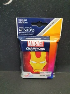 Mangas artísticas Gamegenic Marvel Champions Iron Man (50 quilates) 66 x 91 mm - Imagen 1 de 2