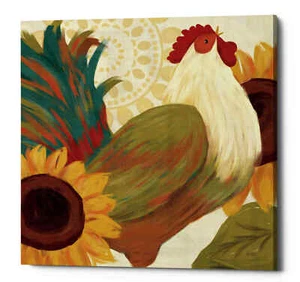 Epic Graffiti 'Spice Roosters I' by Veronique Charron, Giclee Canvas Wall Art - Picture 1 of 6