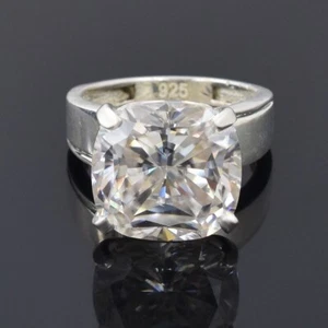 Anillo de aniversario de diamantes blancos naturales certificados de 4,35 quilates VS1 para esposa de plata 925 - Imagen 1 de 11