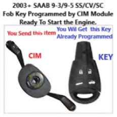 2003+SAAB 9-3 9-5 SERVICIO DE PÉRDIDA DE LLAVE (PROGRAMACIÓN DE CÁMARA) INCLUYE 1 LLAVERO  Foto 1 de 2