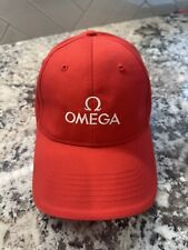 OMEGA Watch Authentic Cap, Red, Brand New with Logo on Front And Back