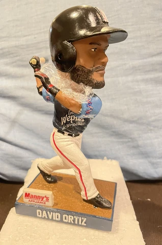 Davis Ortiz HOF ‘22 Worcester Red Sox Bobblehead 2022 SGA NIB Cover
