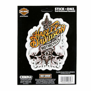 Harley Davidson HD Logo Skull Totenkopf Tribal Emblem Aufkleber Decal Sticker