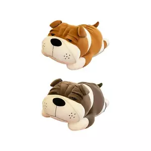 Puppy Plush Toy Hugging for Kids Simulation Dog Plush Doll Shar Pei Dog Stuffed - Picture 1 of 7