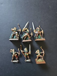 Warhammer Fantasy Wood Elf Scouts & Archers OOP The Old World Metal 90s - Picture 1 of 10