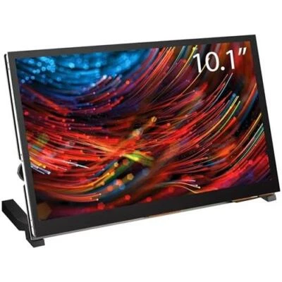 Monitor de toque capacitivo IPS tela HD 1024*600 10,1 polegadas com alto-falante e suporte - Imagem 1 de 4