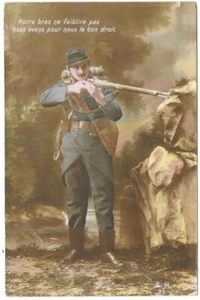 Guerre 14-18 Soldat Bromure Piprot Militaire CPA colorisée écrite Novembre 1916 - Picture 1 of 2