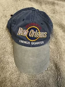 New Orleans Bourbon Street Hat Cap French Quarter Adjustable Strap - Picture 1 of 5