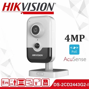 Hikvision DS-2CD2443G2-I 4MP AcuSense Cube POE IP Kamera 2-Wege Audio H.265+ - Bild 1 von 9