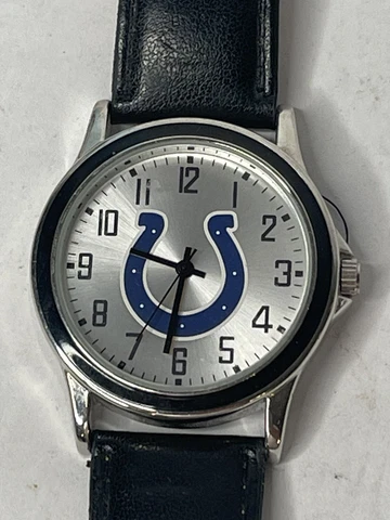NFL GAME TIME Indianapolis Colts Men's Watch Veterans Series, simulated leather Cover