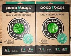 Die Original PoopBags 180ct. Menge 2 Schachteln biologisch abbaubarer Hundeabfall / Poop Bags - Bild 1 von 2