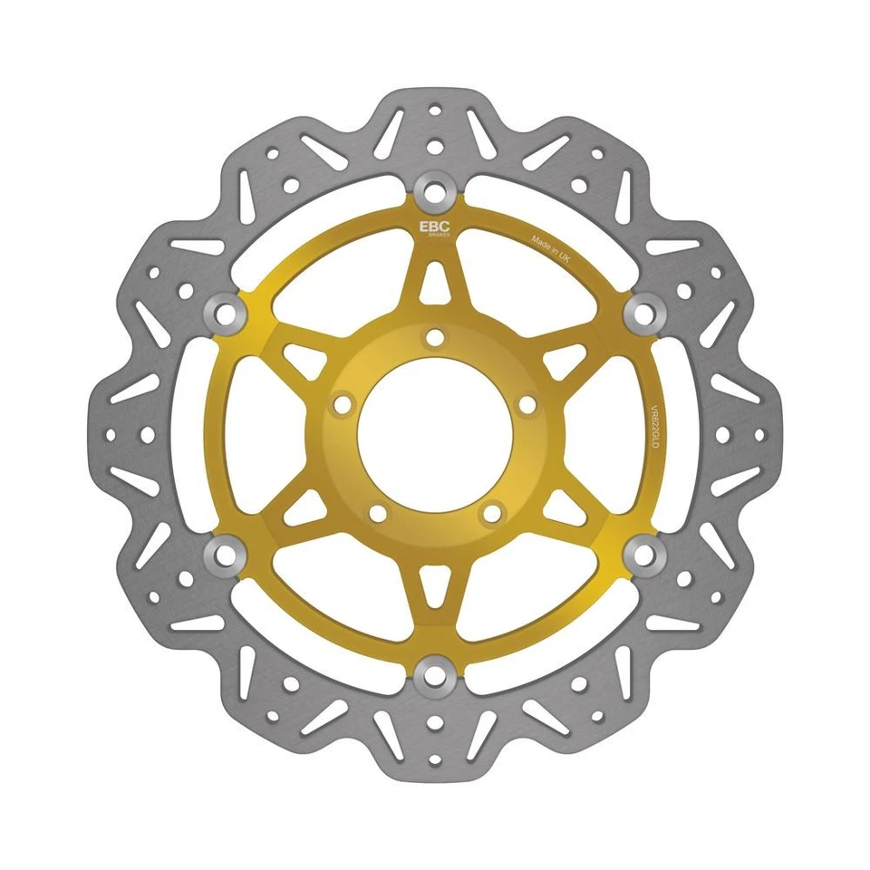 EBC Float Vee Rotor Delantero Dorado Buje Delantero Izquierdo para Ducati 749 S Biposto 2003-2006 Foto 1 de 1