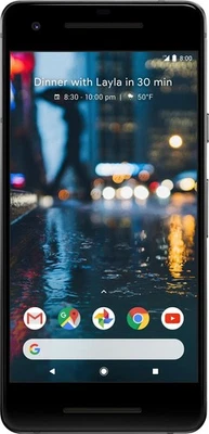 Smartphone Google GA00142-US Pixel 2 128GB 4GB RAM Verizon 4G LTE, Solo Negro Foto 1 de 2