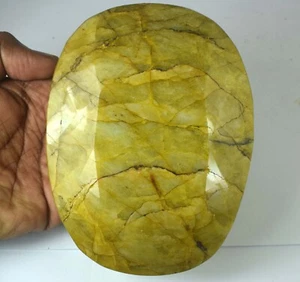 Brazilian Yellow Beryl 5110 Ct Natural Oval Loose Gemstone - Picture 1 of 10
