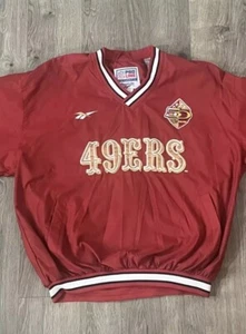 Chaqueta Pullover Auténtica Vintage Años 90 NFL PRO LINE Talla L SAN FRANCISCO 49ERS - Imagen 1 de 15