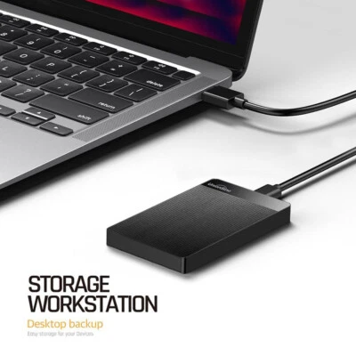 2.5" Externe Festplatte 1TB/2TB/4TB Tragbare Mobile Speicher HDD für PC Laptops - Bild 1 von 4