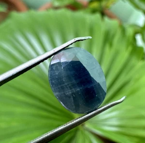 Natural Certified Unheated Blue Sapphire Loose Gemstone 11 X 9 MM Oval 5.80 Ct - Picture 1 of 6