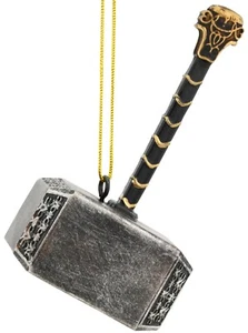 SIN EMBALAJE - Mjölnir Thor's Hammer Resina Adornos de Navidad Thor Superhéroe - Imagen 1 de 5