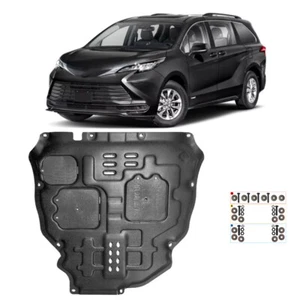 Protector contra salpicaduras de motor para Toyota Sienna 21-24 negro guardabarros debajo del motor - Imagen 1 de 10