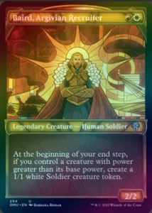 Baird, Argivian Recruiter Dominaria United Textured Foil Showcase MTG Uncommon - Picture 1 of 2