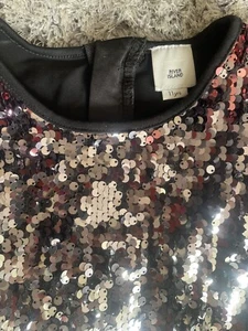 Ombre sequin dress | River Island | Very Good Condition | Size- 11 Years Old - Picture 1 of 2