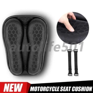 Universal Motorcycle Seat Comfort 3D Gel Seat Cushion Pressure Relief Air Pad - Picture 1 of 11