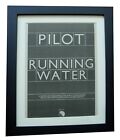 PILOT+Running Water+POSTER+AD+RARE ORIGINAL 1976+FRAMED+EXPRESS GLOBAL SHIP