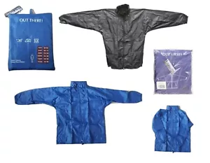 Kinder wasserdichte Regenjacke & Kapuze Kinder Jungen Mädchen leicht - Bild 1 von 7