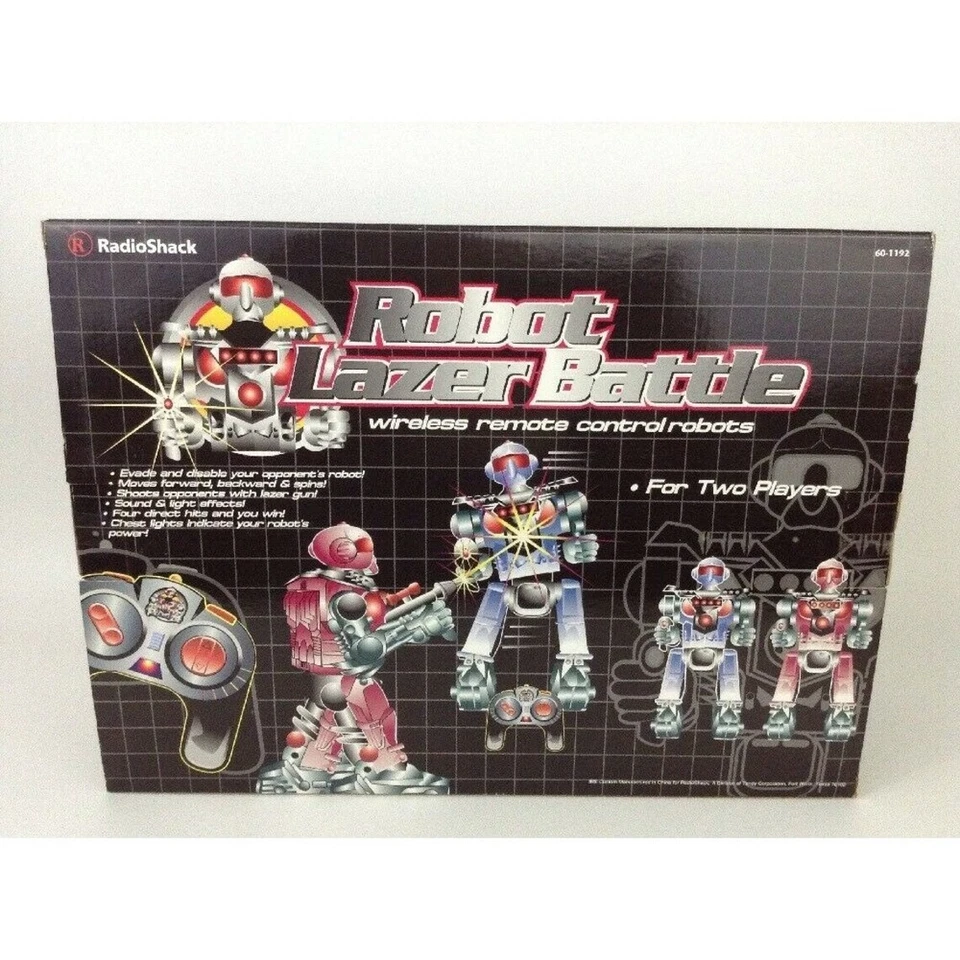 Vintage Radio Shack Robot Lazer Battle game Cat. No. 60-1192 - Image 1 of 2