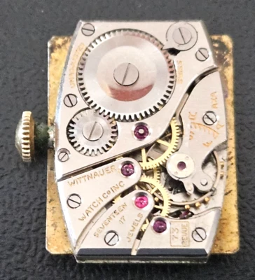 WITTNAUER 73 REVUE 17J SWISS WATCH MOVEMENT   LOT.525 - Image 1 of 3