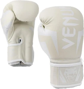 Venum Boxing Gloves White/ Beige Unisex Boxing MMA Sparring - Picture 1 of 5