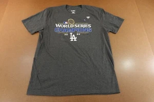 LA Dodgers 2024 World Series Champions Fanatics Mens Size XL Gray T-Shirt NWT - Picture 1 of 9